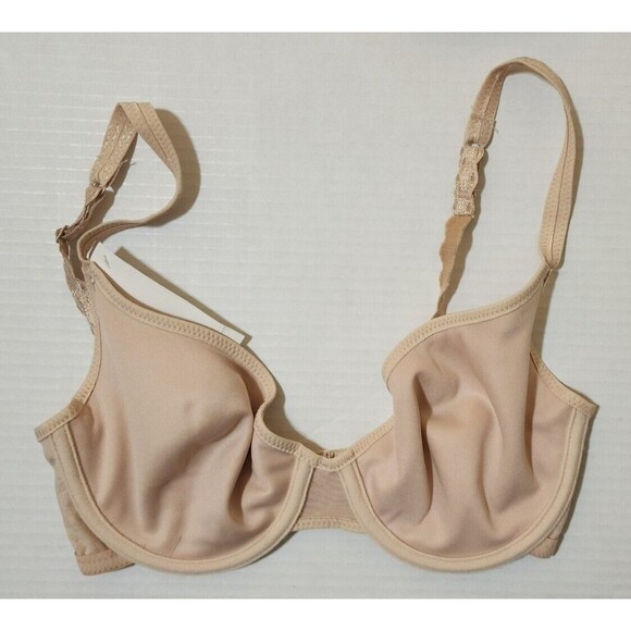 NWT Wacoal Womens Awareness Bra Size 32D Natural Nude Underwire Mesh Lined 85367 - Picture 4 of 9